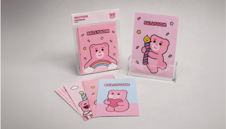 벨리곰 포토카드와 굿즈 세트